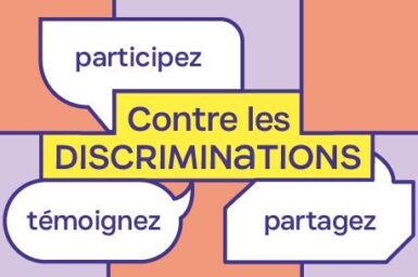 Logo enquête 22 mars-31 mai 2024 contre les discriminations (Rennes Métropole)